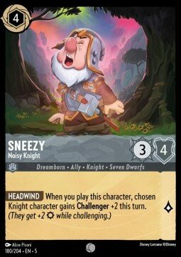 Sneezy noisy knight 180/204 5SSK
