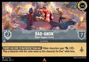 Bad-anon villain support center 203/204 5SSK