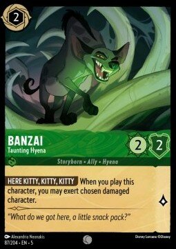 Banzai taunting hyena 87/204 5SSK